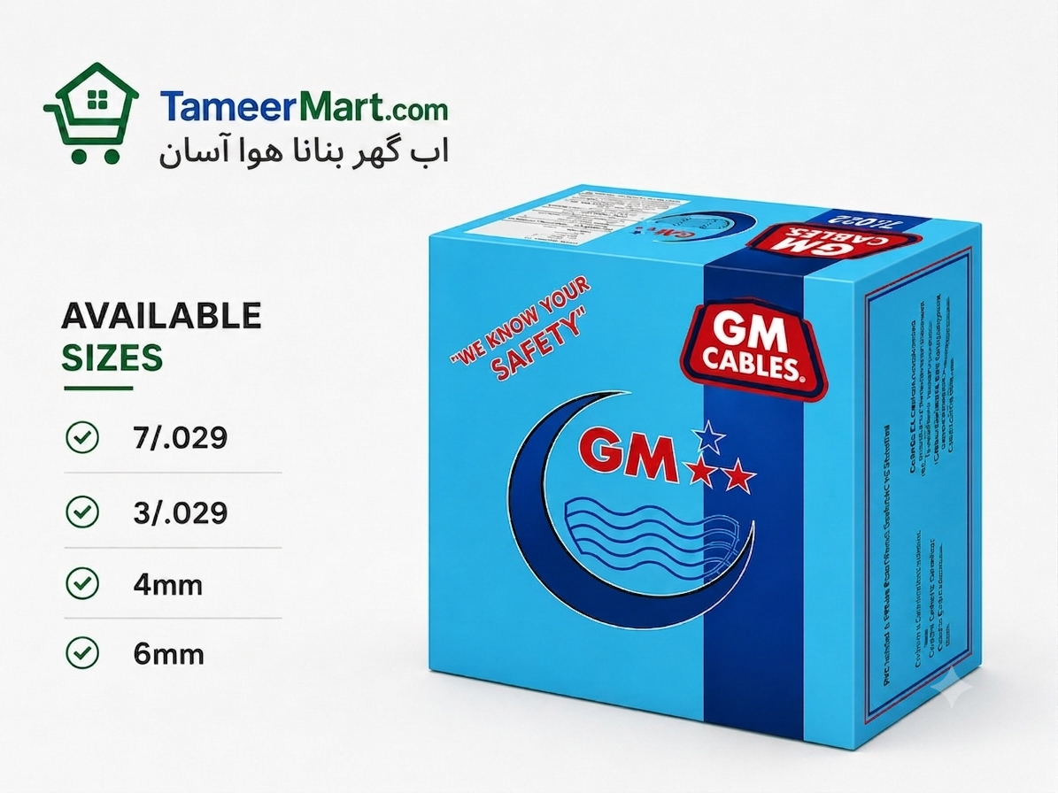 GM 6mm 1C Cu/PVC 450/750V